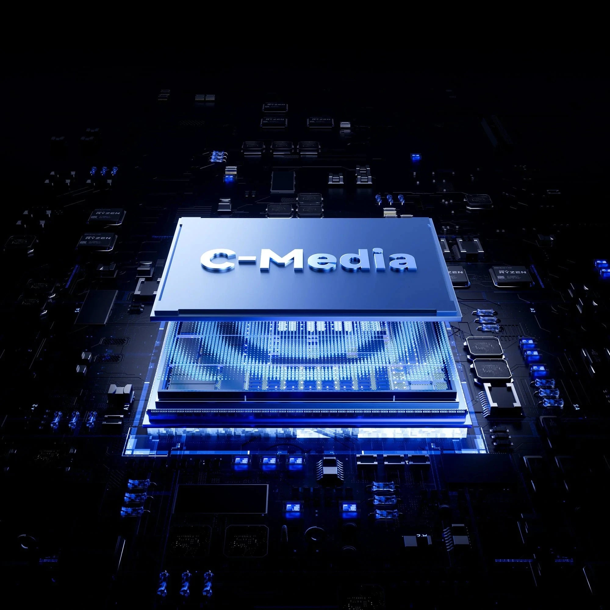 MCHOSE X9 Wireless Gaming Headset 7.1 Surround Sound Noise Canceling Mic Low 15ms Latency FPS Games E-sports Headphones