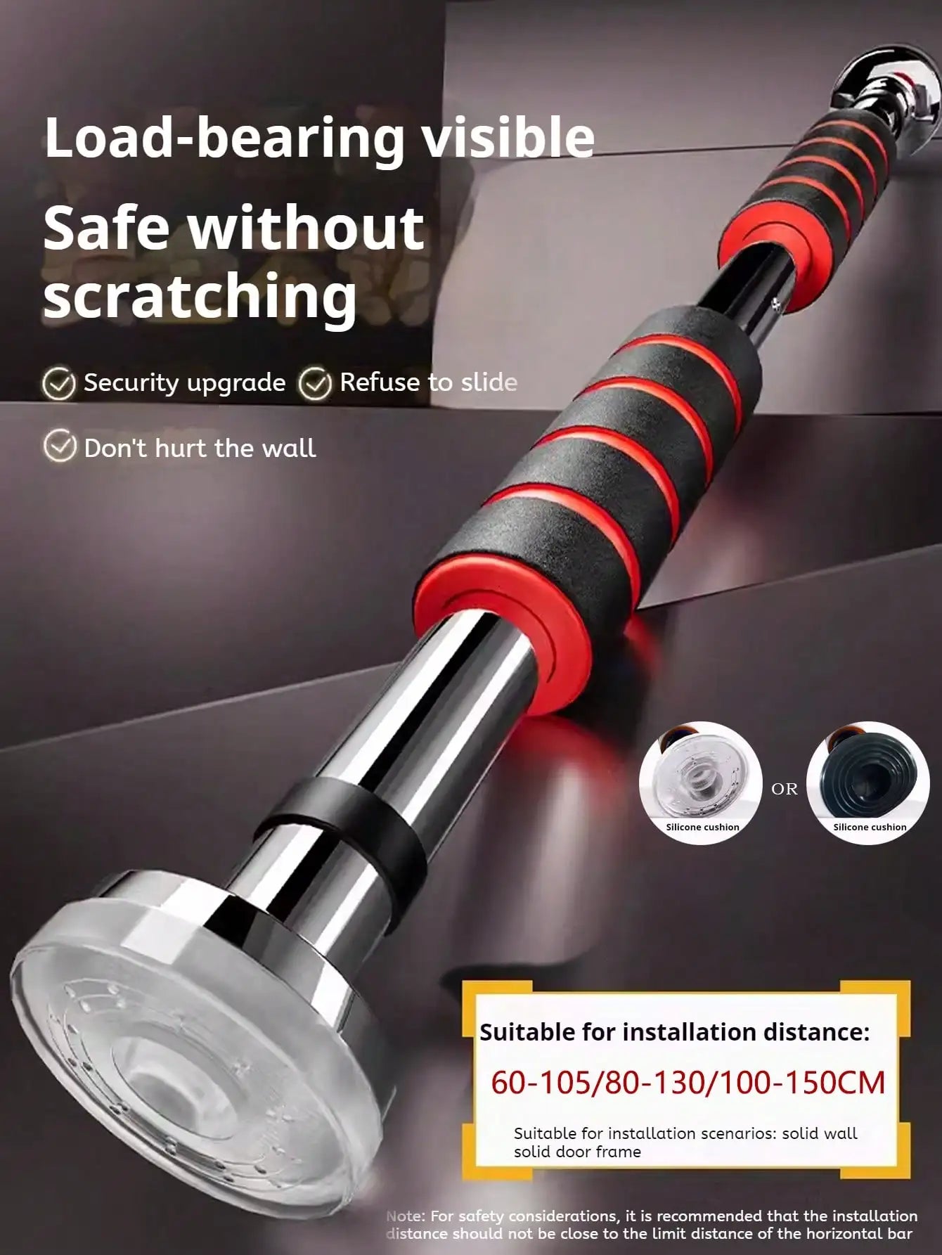 DoorPull Pro – Barra de Elevações Telescópica Antiderrapante para Porta