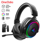 OneOdio EKSA MaKo BT — Headset Gaming 2.4 GHz/Bluetooth com Mic e 20 ms