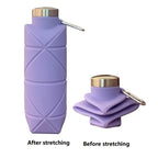 700ML Soft Water Bottle Flask Bucket Running Flask Gourde Running Silicone Water Bottle Soft Flask YDSH05