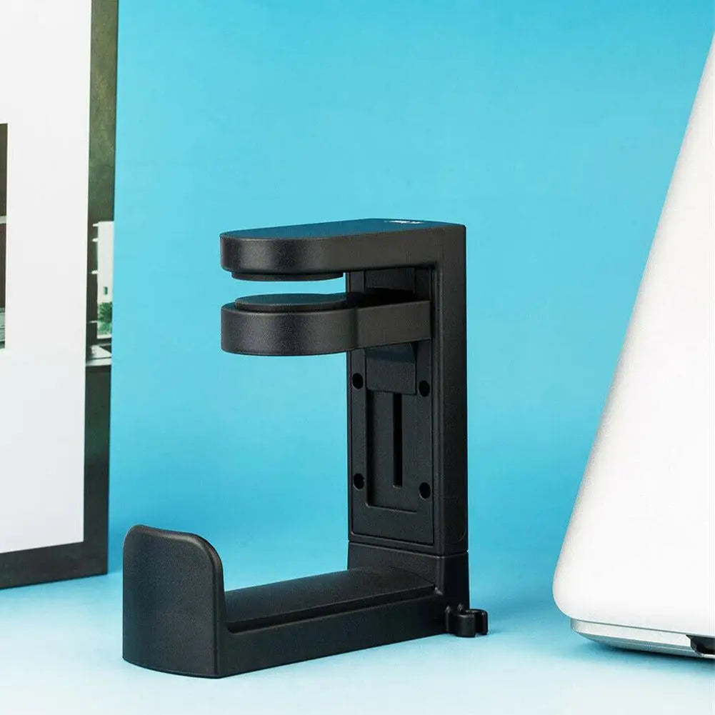 PC Gaming Headphone Stand Headset Hook Holder, Hanger Mount With Adjustable 360° Rotating Arm Clamp, Desk Mount Universal Bag