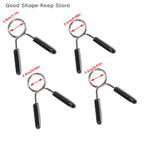 High-Quality Barbell Clamp Spring Collar Clip For Gym Dumbbell Lock Standard Weight Lifting Kit Fitness Workout Body Building