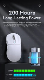 Attack Shark X3 Ultra Light Wireless Gaming Mouse Tri Mode 2.4G/Bluetooth/USB-C 26000DPI PAW3395 Sensor 49g Lightweight