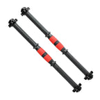 1 Pair 35cm Dumbbell Bar, Barbell Bars, Dumbbell Connecting Steel Tube with Standard Non-Slip Grip Surfaces and Spinlock Collars