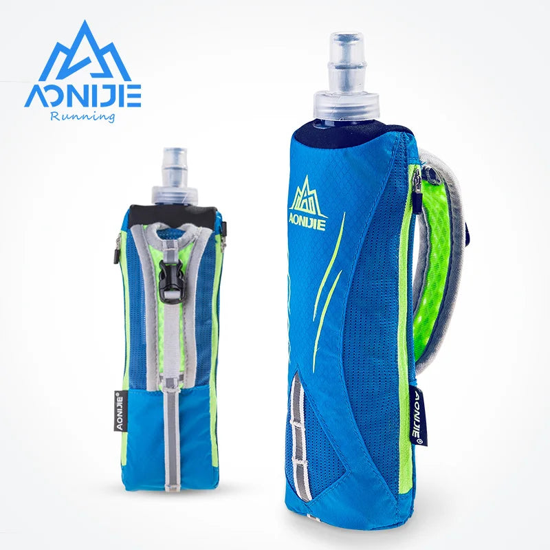 AONIJIE E908 – Garrafa de Mão com Bolsa de Pulso e Soft Flask para Corrida