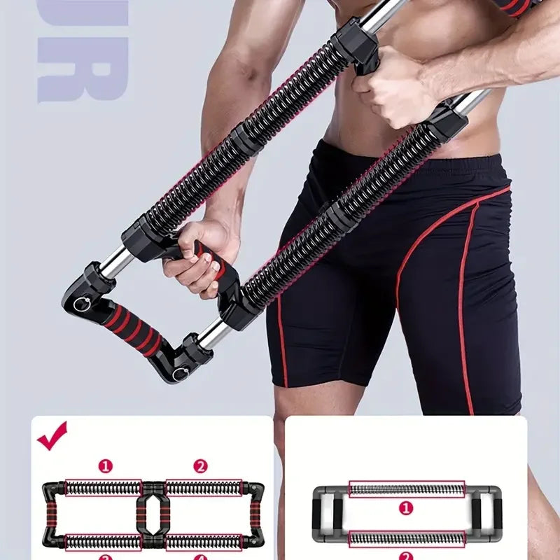 Multi functional full body exercise trainer, adjustable 220.46 pounds - capable of exercising deep muscles such as chest, abdomen