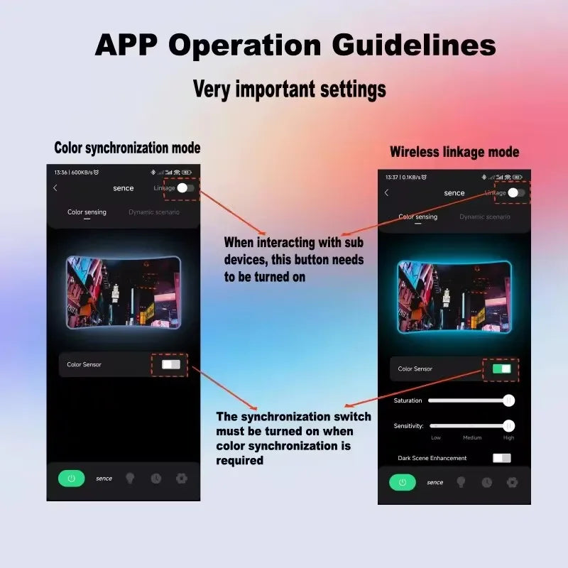 TV/PC Backlight with Color Pickup RGB-IC LED Strip Lights for 55-75 inch Screens Smart Sync Gaming Room Decor Atmosphere Lights