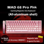 MADLIONS Mad 60he Mad60HE Mad 68HE Mechanical Keyboard Magnetic Switch Wired Hot Swap 8K Polling Rate Customized Gaming keyboard