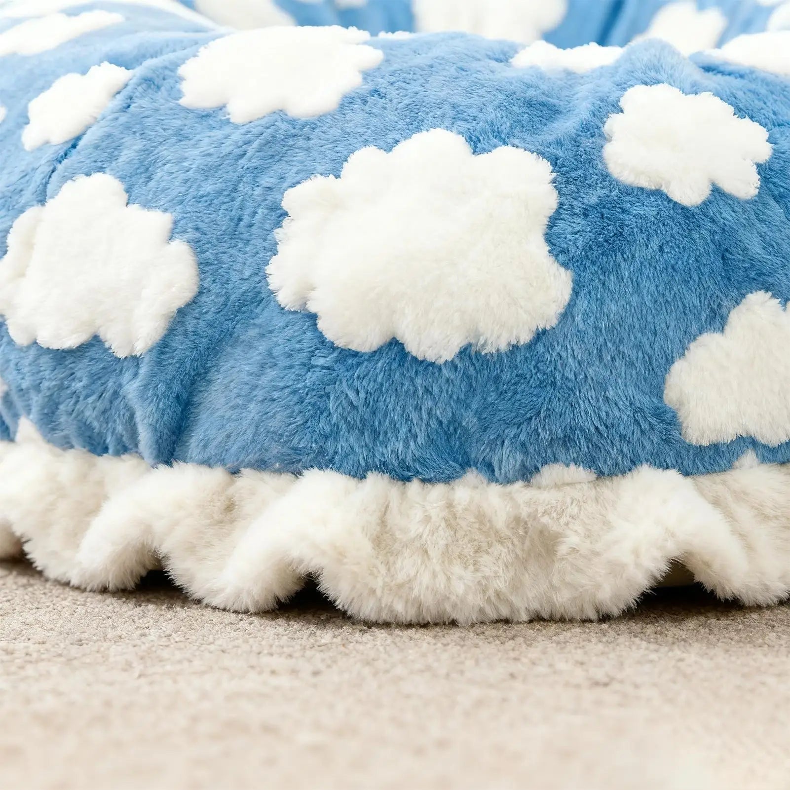 Cat Tunnel Bed Interactive Toys Washable with Ball Tunnel Cat Bed Cave Interactive Toys for Kitten Puppy Small Dog Bunny Pet