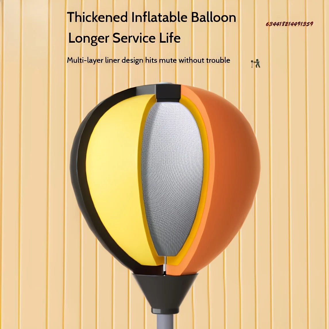 ReflexPunch Pro – Saco de Boxe Ajustável para Treino de Agilidade e Reflexos