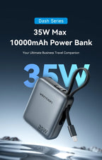 Vention 10000mAh Power Bank — 35W Fast Charge Mini USB‑C 3C