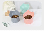 Pet Food Bowl Tilt High Bottom Neck Protector Antichoking Dog and Cat Water Bowl Antidumping Dog Non Slip Feeding Supplies