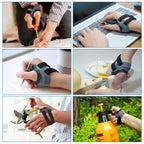 VELPEAU CMC Thumb Brace for Osteoarthritis, Pain and Arthritis Support, Comfortable thumb splint comes with compression sleeve.