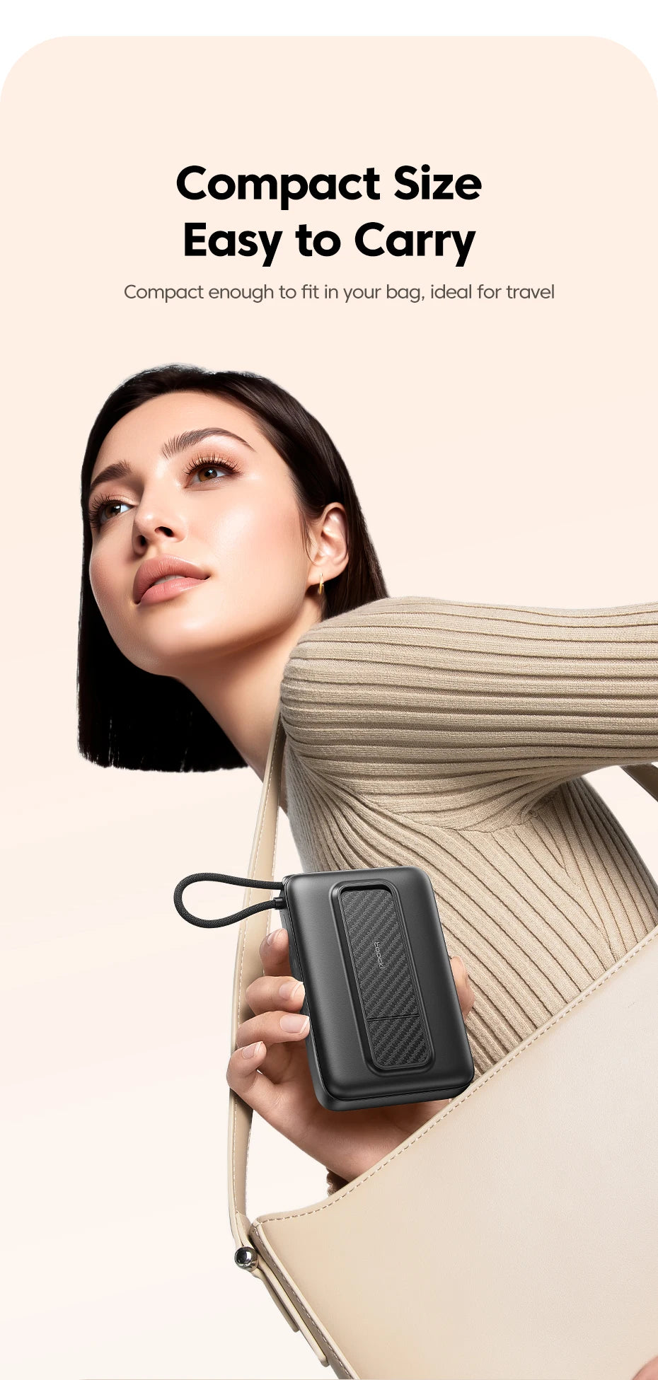 Toocki PowerBank 10000mAh — Magnético 15W MagSafe USB‑C PD 22.5W