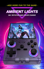 Open Source XF40V Retro Handheld Game Console 4.0 Inch 720x720 IPS Screen Portable Hand Held Retro Video Gaming Player