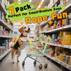 Conjunto de Cordas Resistentes para Cães – Brinquedos de Mastigar e Tug‑of‑War