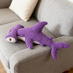 Peluche Tubarão Resistente com Som – Brinquedo Interativo de Dupla Camada