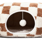 Cat Tunnel Bed Interactive Toys Washable with Ball Tunnel Cat Bed Cave Interactive Toys for Kitten Puppy Small Dog Bunny Pet