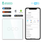 BSEED WiFi Touch Switch — Tomada EU com USB‑C Tuya Smart Life