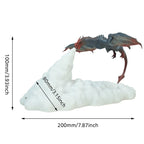 Luz Dragão de Fogo 3D USB Recarregável para Mesa e Decoração Gaming