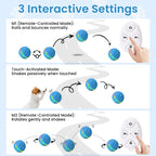 Remote-Controlled LED Light Up Rubber Dog Ball – Rechargeable Interactive Fetch Toy for Aggressive Chewers, IP65 Waterproof