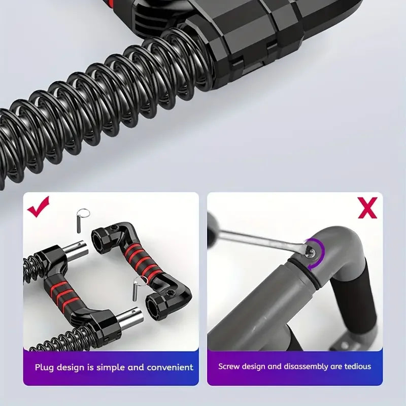 Multi functional full body exercise trainer, adjustable 220.46 pounds - capable of exercising deep muscles such as chest, abdomen