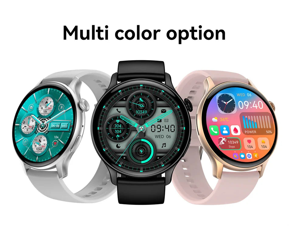 Smartwatch for Women AMOLED Screen Always Display Time NFC IP68 Waterproof Sports Call Women Smart Watch For Women Custom Dial