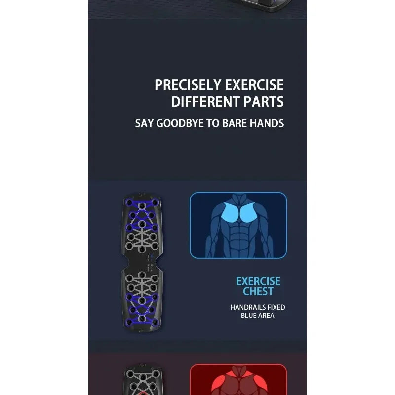 PushUpBoard Pro – Prancha Multifuncional de Flexões para Treino de Peito e Abdómen