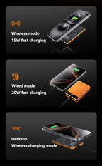 Lenovo 10000mAh UltraSlim Power Bank — Magnético Wireless