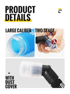 WRELS TPU Collapsible Soft Water Bottle for Hydration Pack Soft Flask Folding Water Bottles BPA-Free Sports Running Bottles