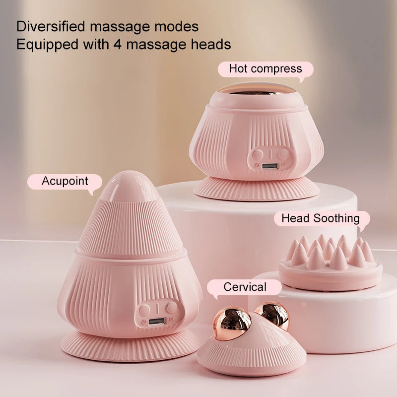 Electric Vibrating Massage Ball Myofascial Release Tool with Suction Cup Muscle Relaxation Fitness Deep Tissue Relaxation