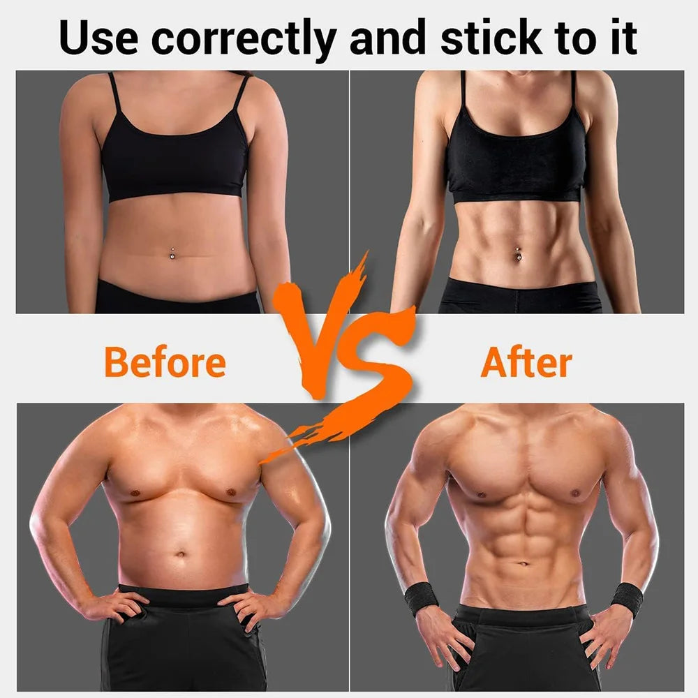 Smart ABS Pro – Cinto EMS de Tonificação Abdominal e Estimulação Muscular Avançada