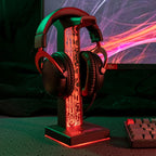 Suporte RGB para Headphones com 2 Portas USB — Hanger Gaming de Secretária