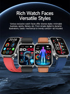 Smartwatch Saúde 2026 – Laser Inteligente, Diagnóstico Completo e Estilo Masculino