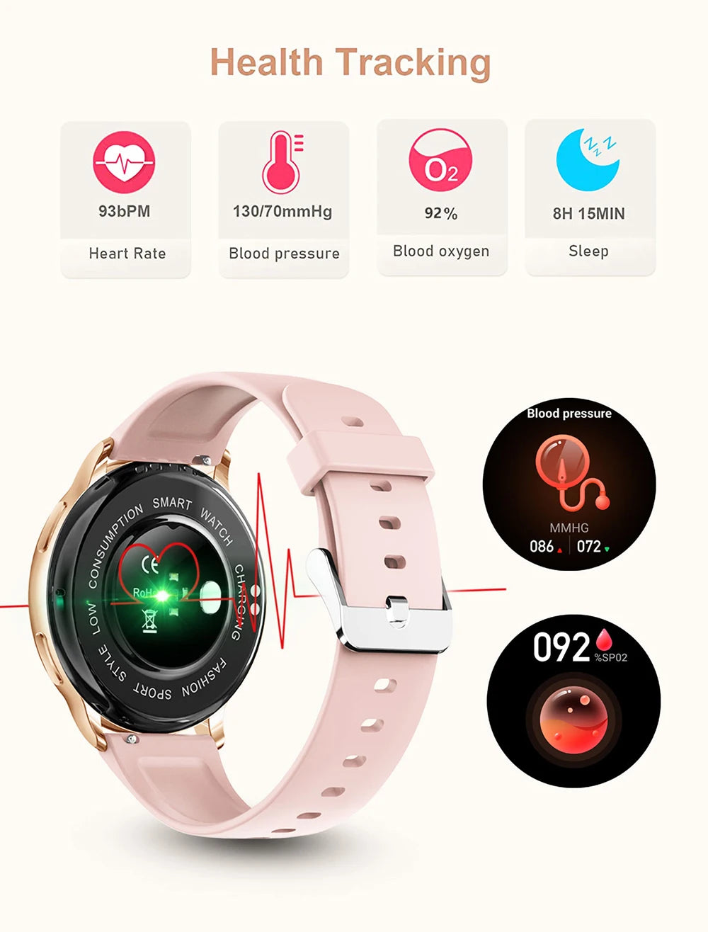 MEVADEN Bluetooth Call Smart Watch Women's Custom Dial Watches Men's Sport Fitness Tracker Heart Rate Smartwatch For Android IOS Y22