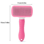 Pet Dog Brush Cat Comb Self Cleaning Pet Hair Remover Brush For Dogs Cats Grooming Tools Pets Dematting Comb Dogs Accessories