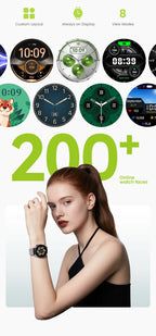 HAYLOU Watch 4S – AMOLED HD, GPS Avançado e Performance Desportiva