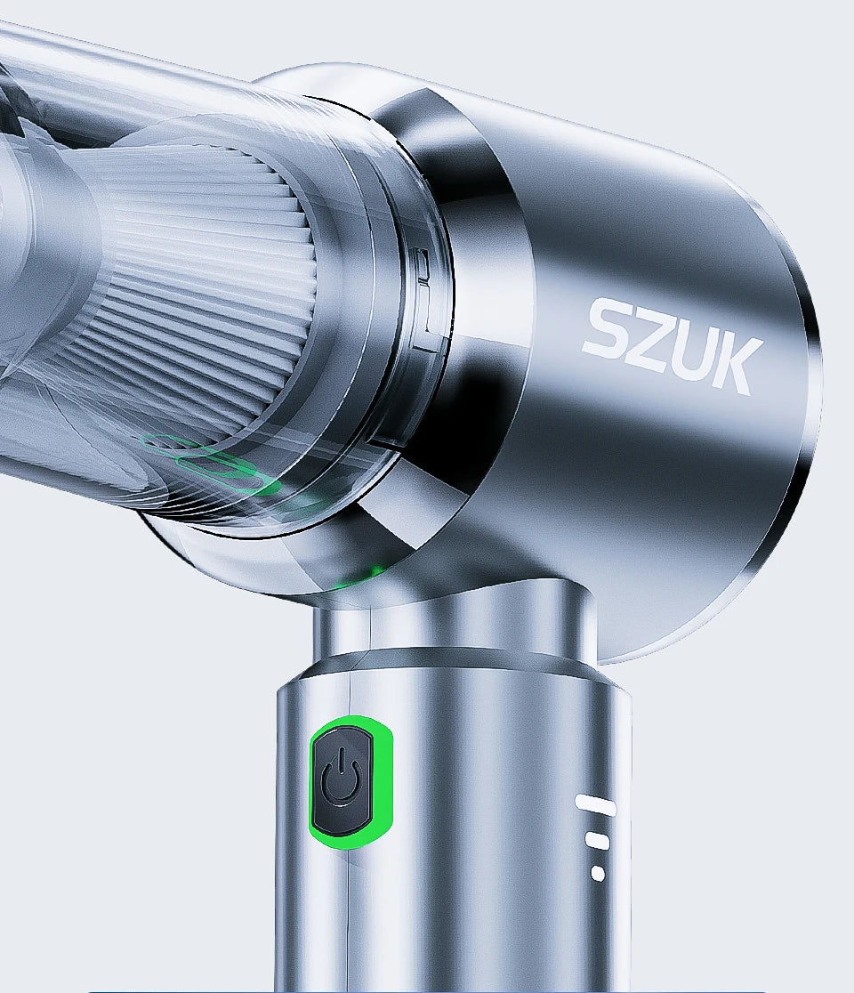 Aspirador Portátil szuk Sem Fios SZUK 180000PA para Carro e Casa