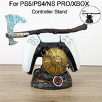 2025 New God of War Game For PS5/Xbox/PS4 Controller Creative Stand Unique Gamepad Holder Desktop Decoration Gaming Accessories