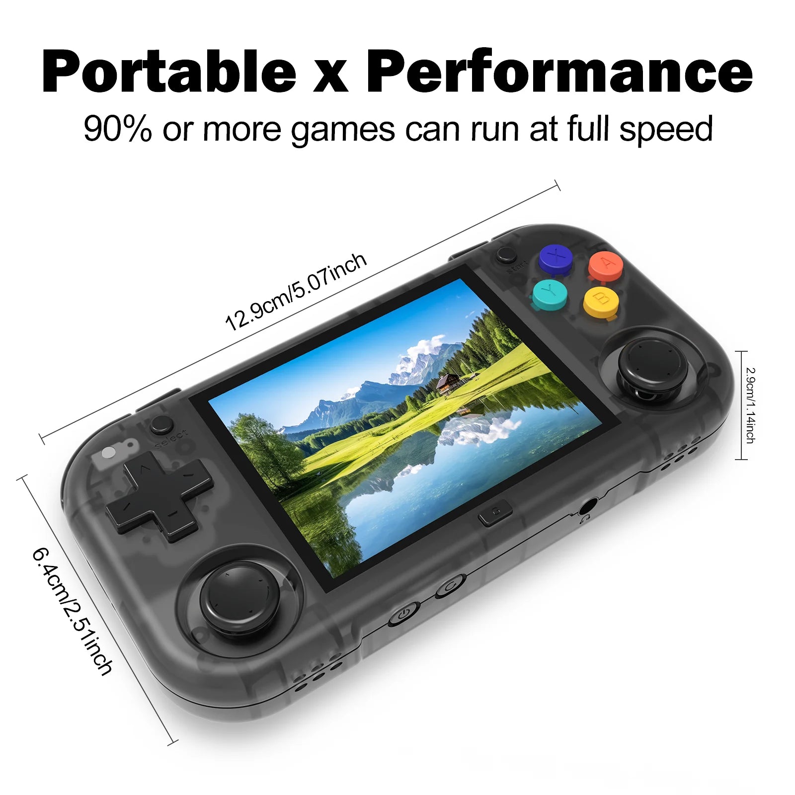Ampown XU MINI M Handheld Game Console 2.8'' Screen Linux OS MINIM Retro Simulator Video Player Portable Console Children Gifts