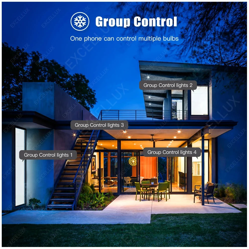 Tuya E27 Smart Bulb 15W — RGB + CW/WW WiFi/Bluetooth Alexa