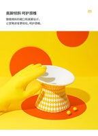 Ceramic Cat and Dog Bowls, Anti-Tip Pet Food Dishes Elevated base design protects cats' necks, suitable for small dogs and cats