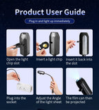 LED Star Galaxy Projector Lamp Moon Earth Wall Decor Switchable Pattern Projection Night Light for Home Bedroom Decoration