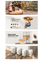 1080P HD Camera Automatic Cat Feeder with 5G WiFi Tuya Pet Cat Smart Food Kibble Dispenser Auto Feeder for Cats Dog Accessories