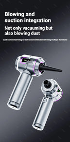 Aspirador Portátil Mini 998000PA para Carro e Casa com Função Sopro