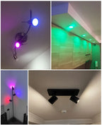 GU10 WiFi Tuya RGB — Spotlight Smart para Teto, Alexa e Google Home