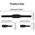 EMS CoreToner – Estimulador Muscular Abdominal Premium com Cinto de Tonificação USB