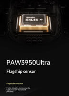 ATK DragonFly A9 Air Ultimate Wireless Gaming Mouse PAW3950 Ultra 42000DPI 750IPS 8KHz RGB Ergonomic Design for Windows MacOs