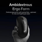 Rapoo VT2 Wireless Gaming Mouse True 8K Wireless Polling Rate Esports Grade 53g Lightweight 26000DPI Up to 500 Hr Battery Life