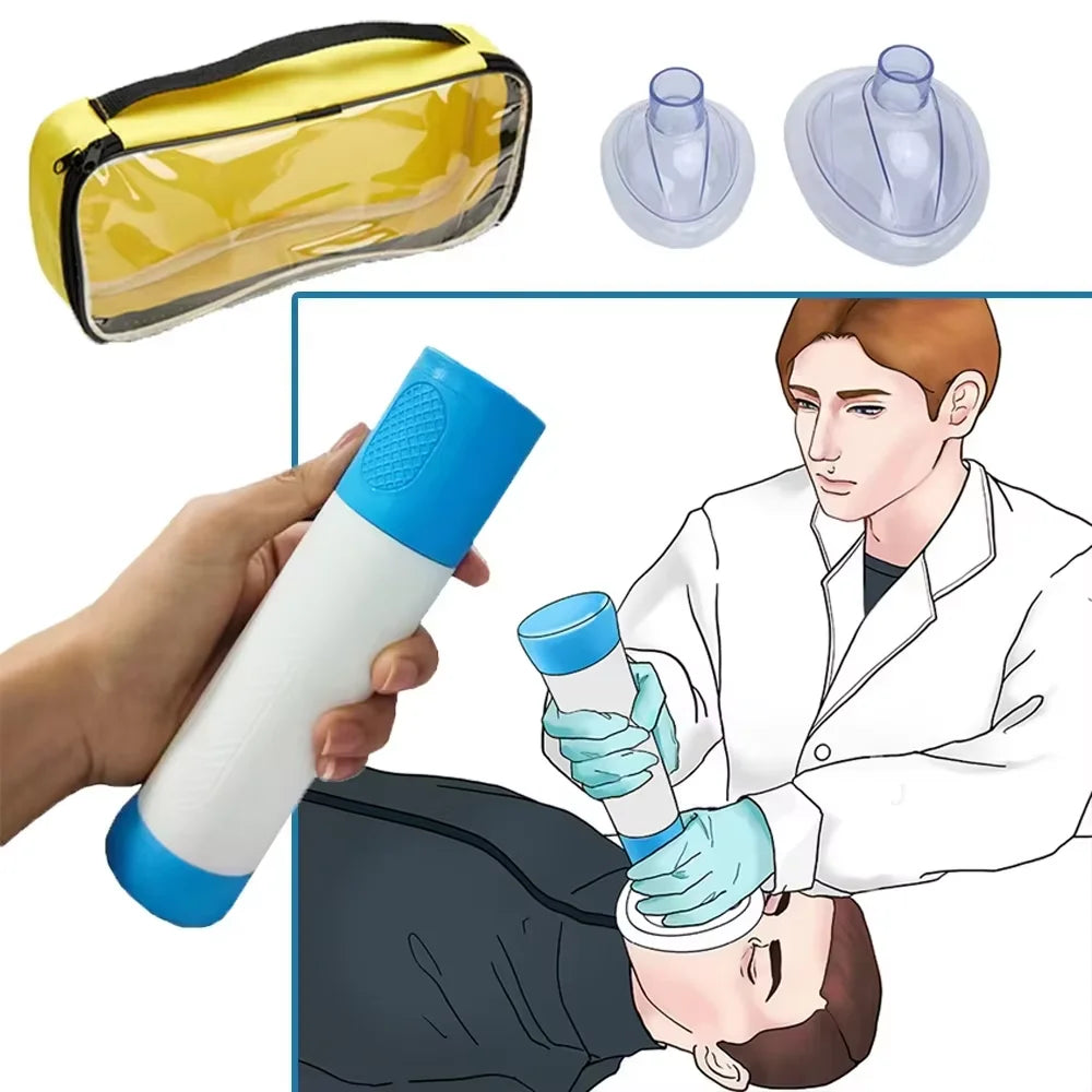 Anti Choking Automatic Device Life Saving Suction Emergency Anti Asphyxia Mask First Aid Kit Adults & Children Home Rescue